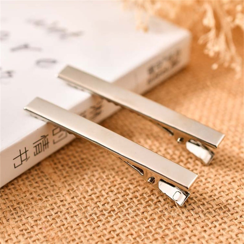 20pcs Duckbill Clips Hair Clips Headwear Blank Setting Hair Etsy