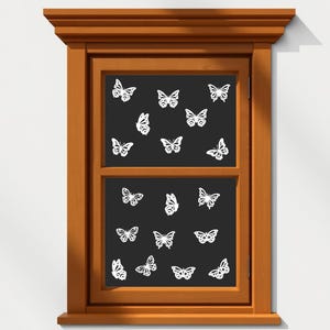 Butterfly Window Clings, Reusable decal stickers for mirrors, windows, Butterfly Window Stickers, removable, reusable, Spring window decor