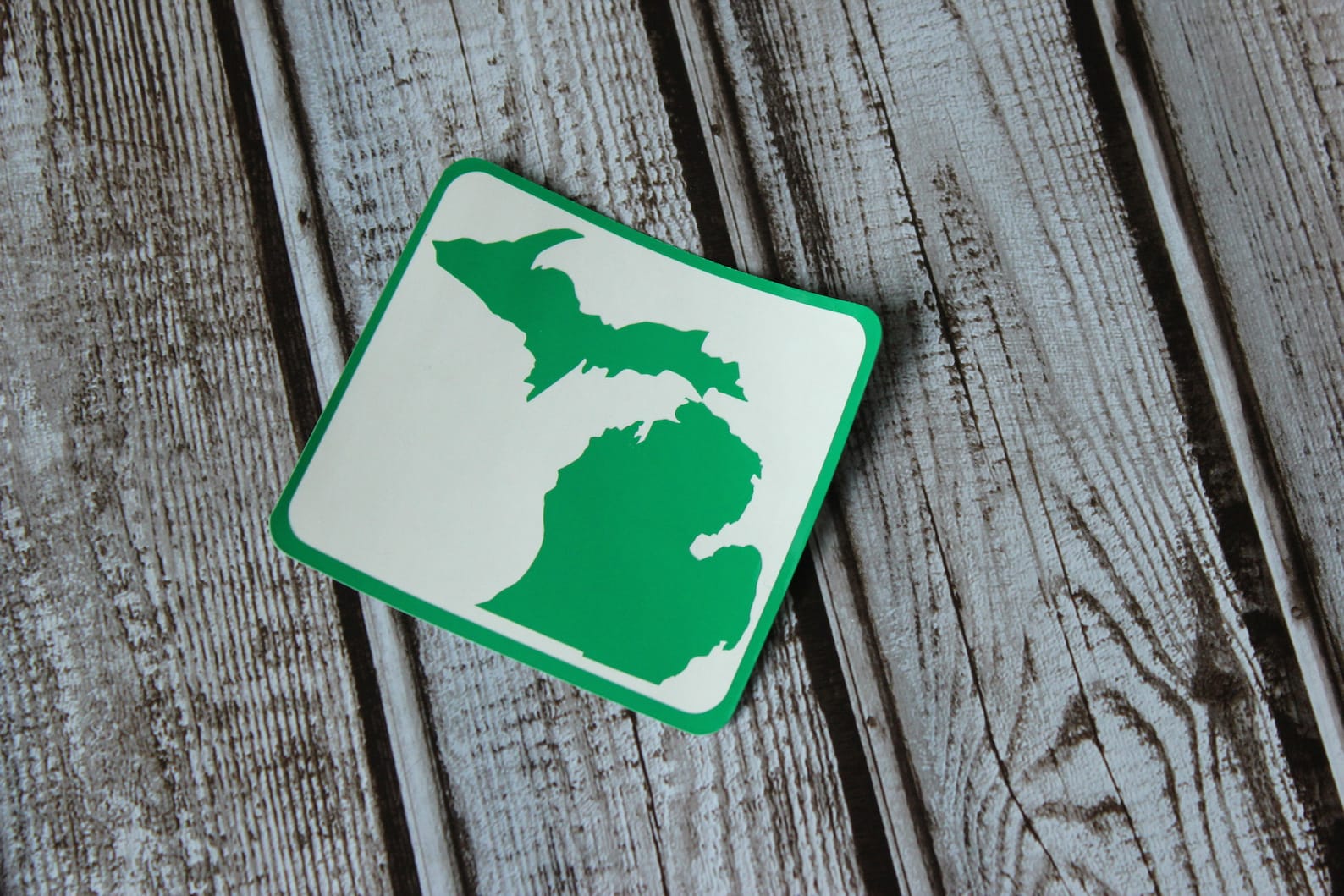 Michigan Vinyl Decal Sticker // Permanent Vinyl Michigan Decal Etsy