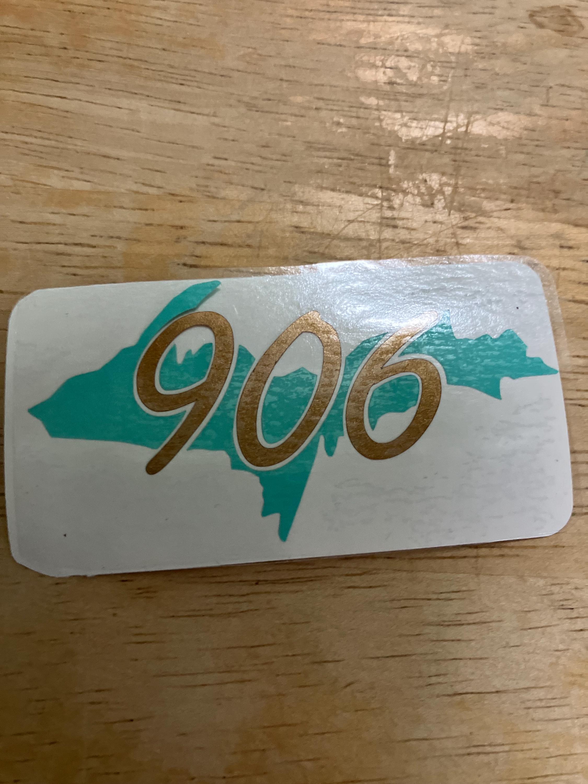 Yooper Vinyl Decal, 906 Upper Peninsula Permanent Sticker, Northern ...