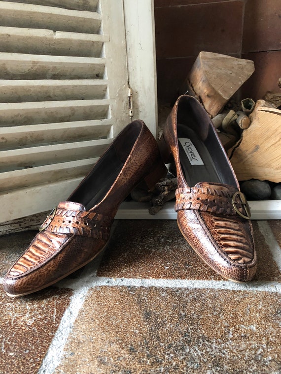 CYPRES vintage women's shoes reptile CYPRES vintage women's shoes reptile