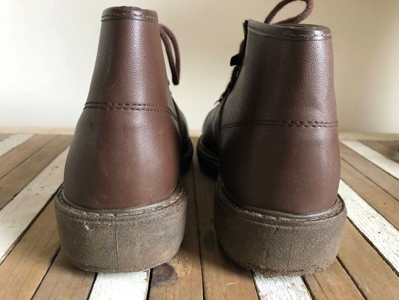 6UK size 39EU leather brown tough Vintage GEP shoes Vetersschoenen