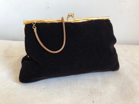 Bolso de noche negro antiguo mujer moda ca 1930 Etsy Mexico