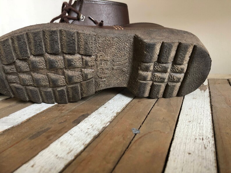 6UK size 39EU leather brown tough Vintage GEP shoes Vetersschoenen