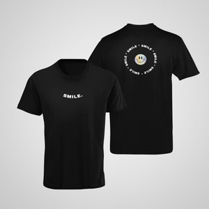 Smile T-shirt | Smiley Face Shirt | Happy Face - Unisex Women & Men Soft Shirt