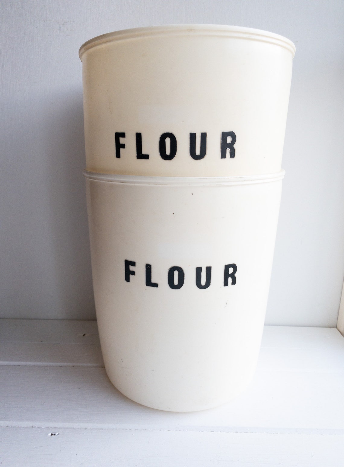 Vintage flour container vintage flour tub vintage kitchen Etsy