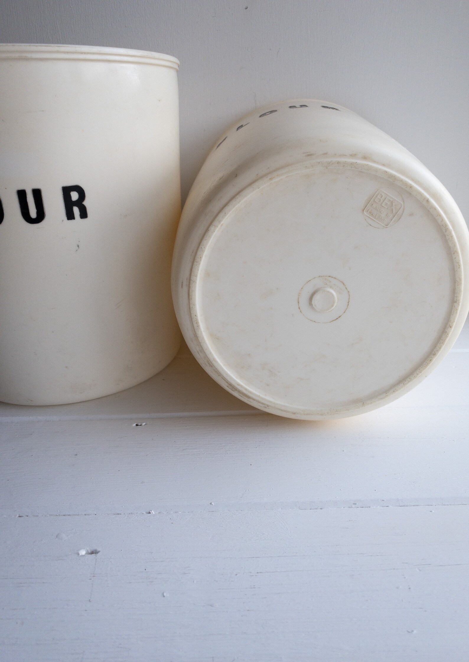 Vintage flour container vintage flour tub vintage kitchen Etsy