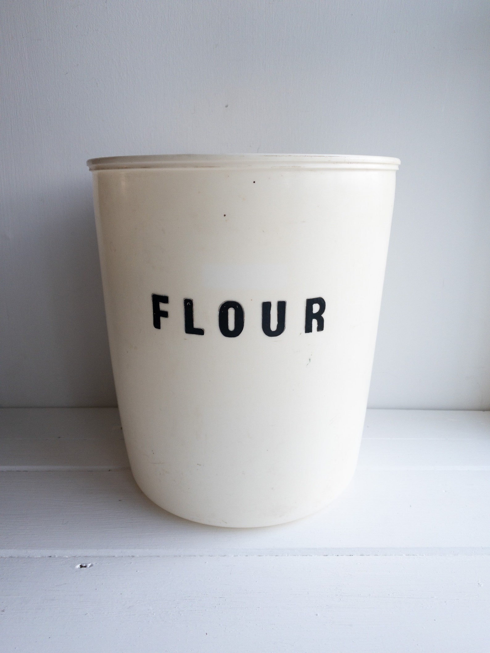 Vintage flour container vintage flour tub vintage kitchen Etsy