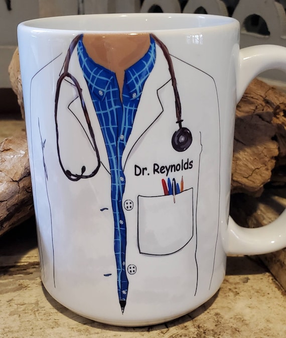 thumbnail image 2 of UniGift Personalised Dentist Coffee Mug – Black Lab Coat Design, Money Box Lid – Novelty Gift 2 of 6