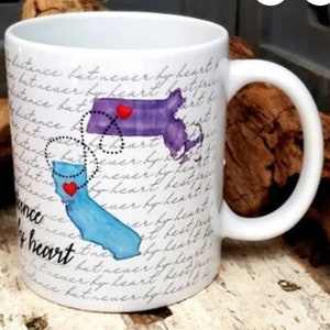Best friends forever never apart watercolor mug, bff gift, best friend coffee gift, thermos bff, beautiful watercolor