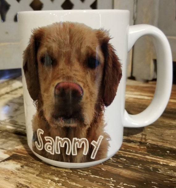 Personalized Pet Mug Photo Pet Mug Pet Lover Mug Dog Lover | Etsy