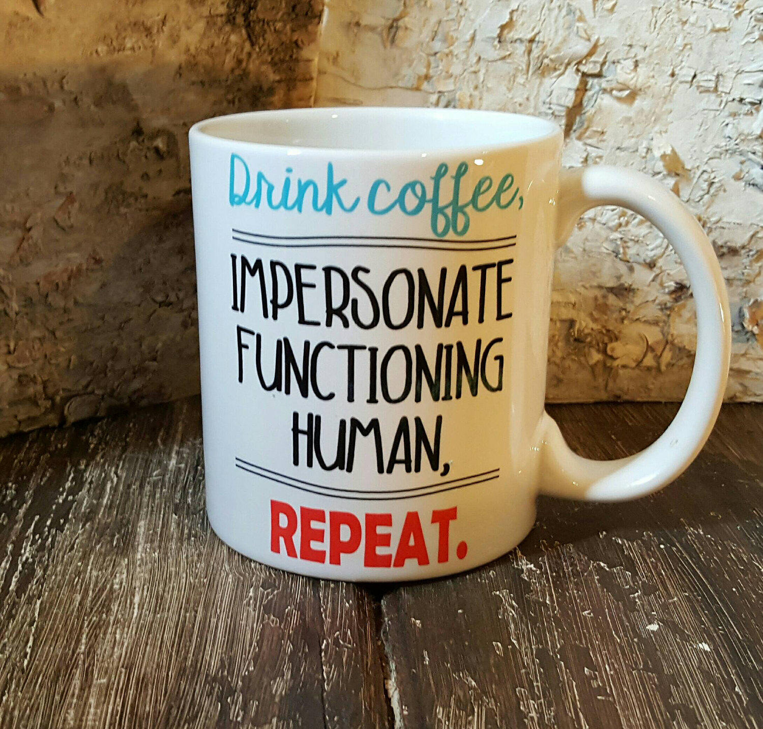 Wine Mug Unique gift Wine drinker Cocktail mug Etsy