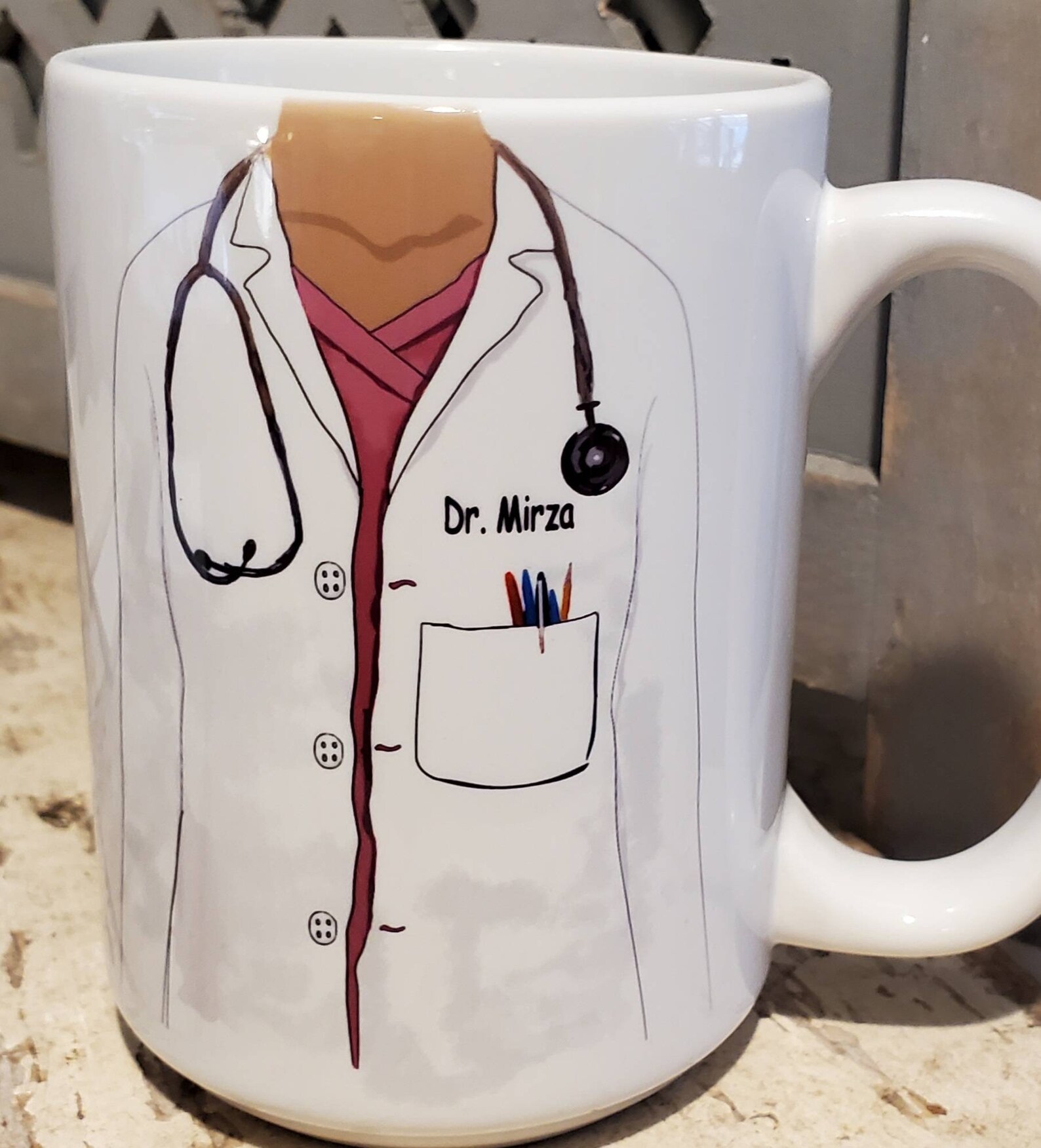 Was Schenkt Man Einem Arzt Als Dankeschön Arzt Tasse personalisierte Tasse für Arzt Arzt Geschenk | Etsy