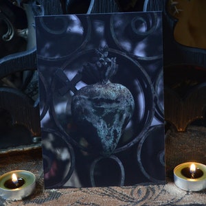 Sacred Heart - Cemetery Photography Print - Graveyard - Mausoleum - Taphophile - Gothic Art