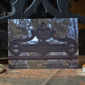 Strange Graves - Cemetery Photography Print - Taphophile - Graveyard - Gothic Photography
