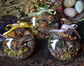 Spring Witch Ornament - Spring Equinox - Renewal & Rebirth