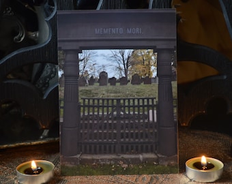 Memento Mori - Cemetery Photography Print - Taphophile - Graveyard - Gothic Art