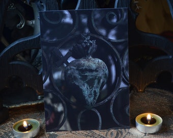 Sacred Heart - Cemetery Photography Print - Graveyard - Mausoleum - Taphophile - Gothic Art