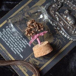 Custom Victorian Mourning Inspired Hairwork Flower - Custom Order Preorder - Oddities - Curiosities - Bouquet