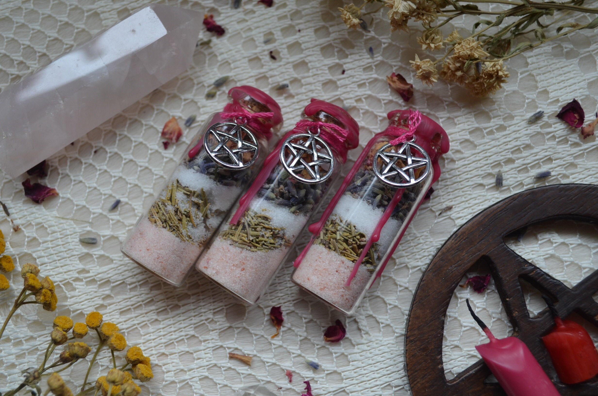 Self Love Mini Spell Bottle - Love - Attraction - Calming - Happiness…