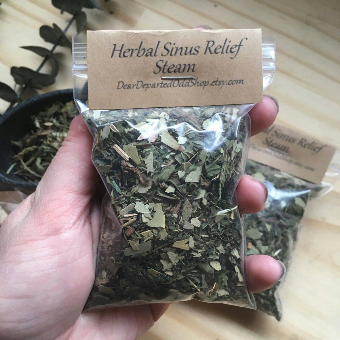 Herbal Sinus Relief Steam Herbal Cold & Sinus Relief Etsy