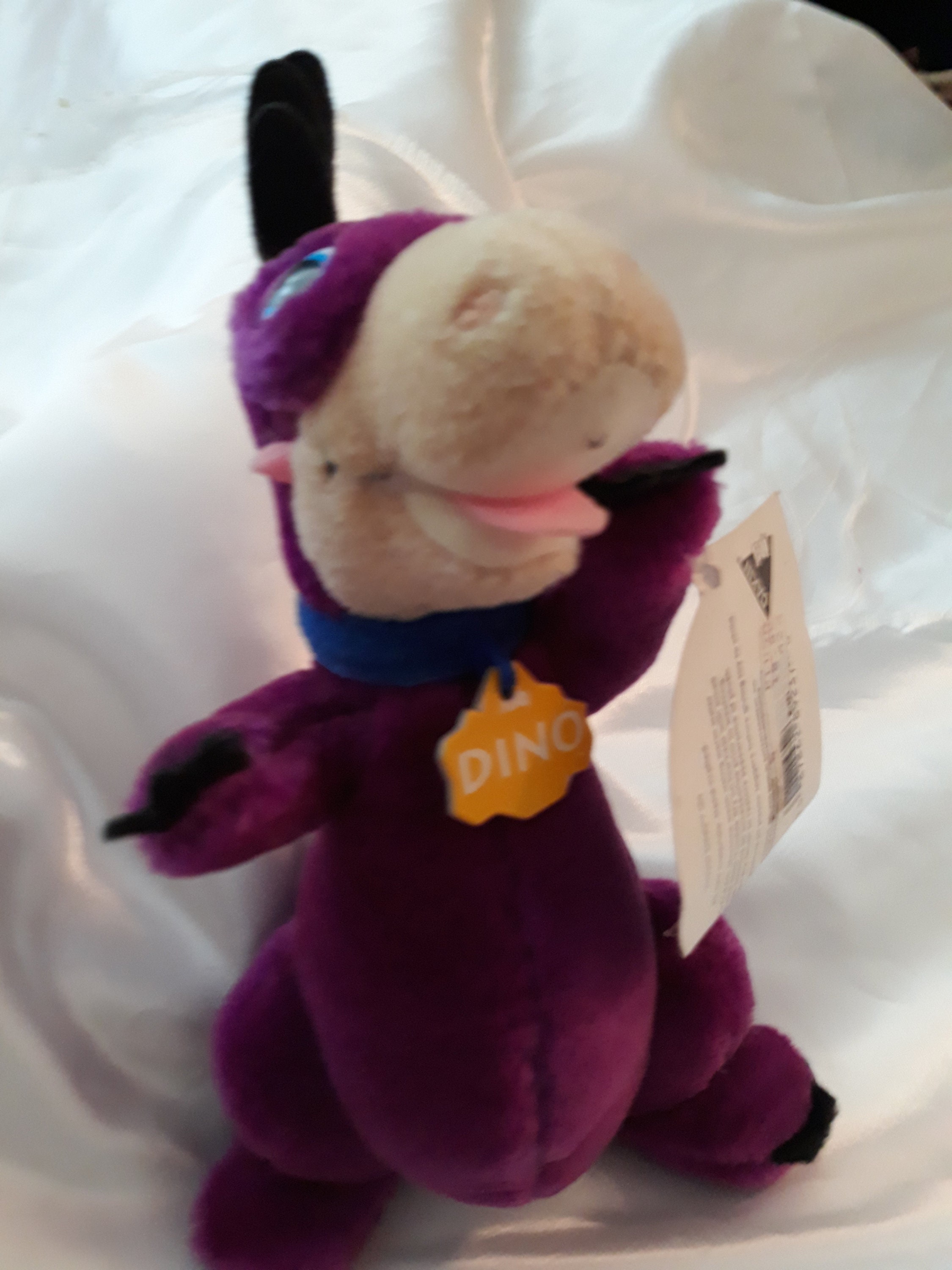 Vintage 1993 Dakin Plush Dino the Flintstones NEW NWT - Etsy Denmark Vintage 1993 Dakin Plush Dino the Flintstones NEW NWT - Etsy Denmark