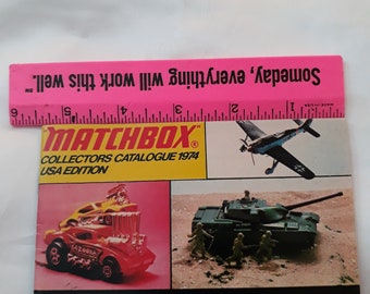 1974 Matchbox Collectors Catalogue USA Edition 