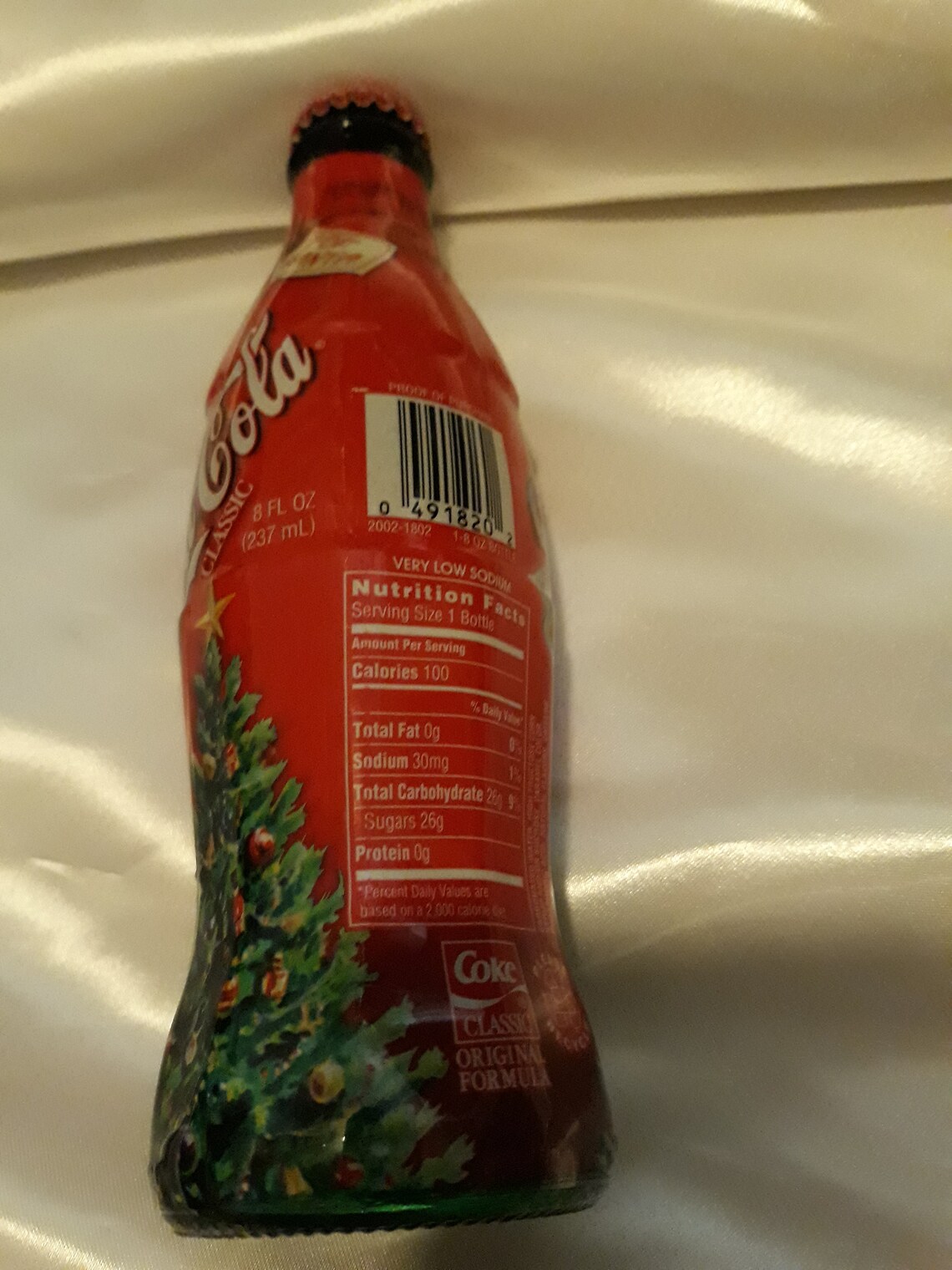 2002 Christmas Coke Bottle 8 oz Etsy.de
