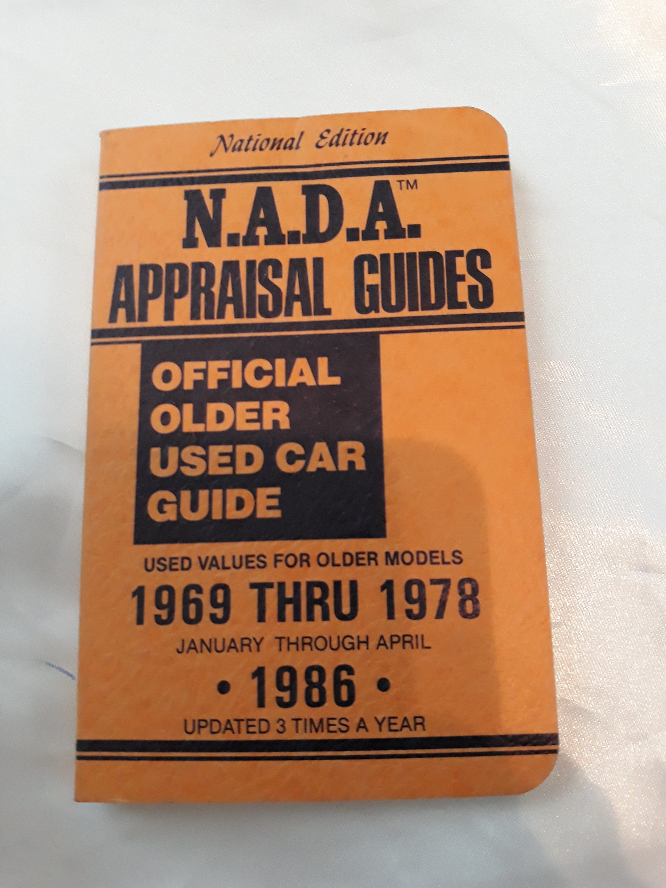 Nada official older used car guide values 1969 thru 1978 etsy