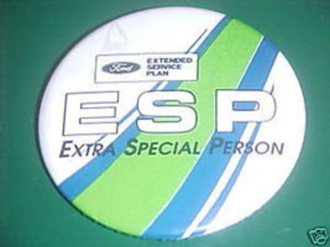 Genuine Ford ESP Extended Service Plan Pin Button Etsy