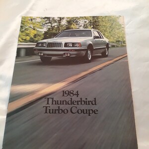 1984 Ford Thunderbird Dealer Sales Brochure