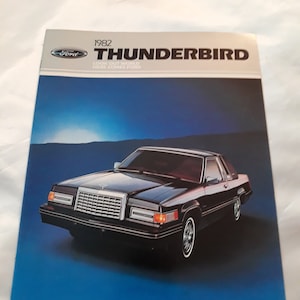1982 Ford Thunderbird Dealer Sales Brochure