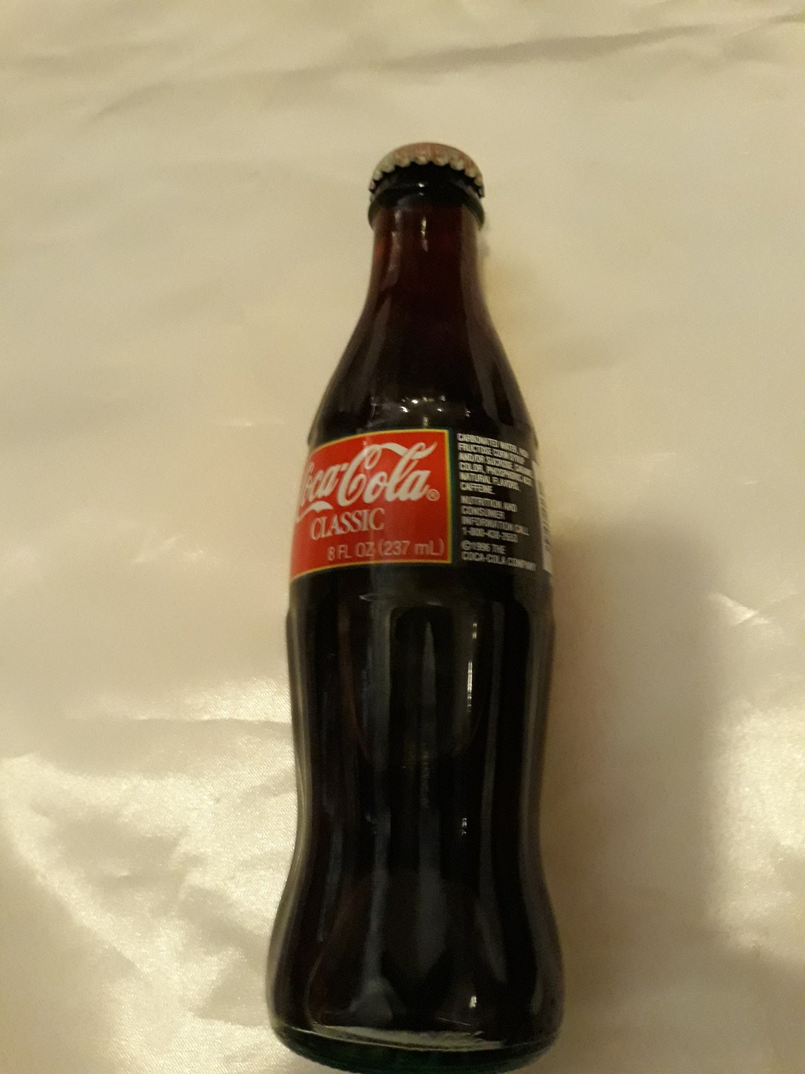 1996 Christmas Coke Bottle 8 Oz Etsy UK