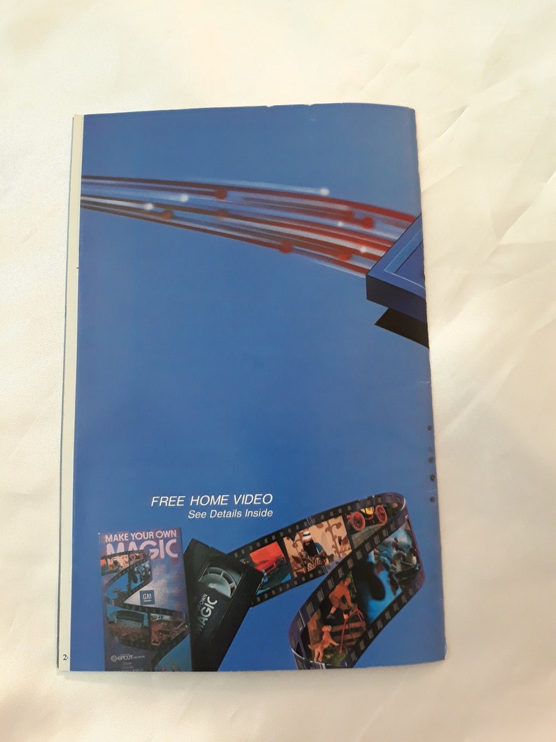 World of Motion 1992 Souvenir GM Guidebook - Epcot Center - Vintage - Etsy