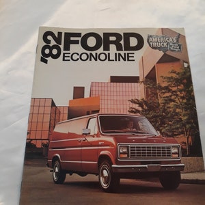 1982 Ford Econoline Dealer Sales Brochure