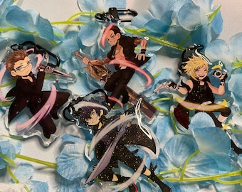Final Fantasy XV Chocobro Acrylic Charm set