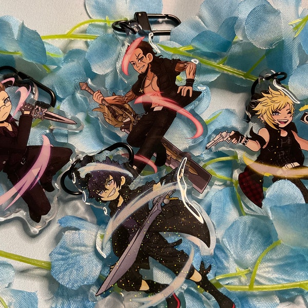 Final Fantasy XV Chocobro Acrylic Charm set