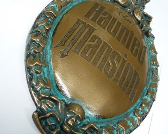 Disney  Haunted Mansion Attraction Plaque replica