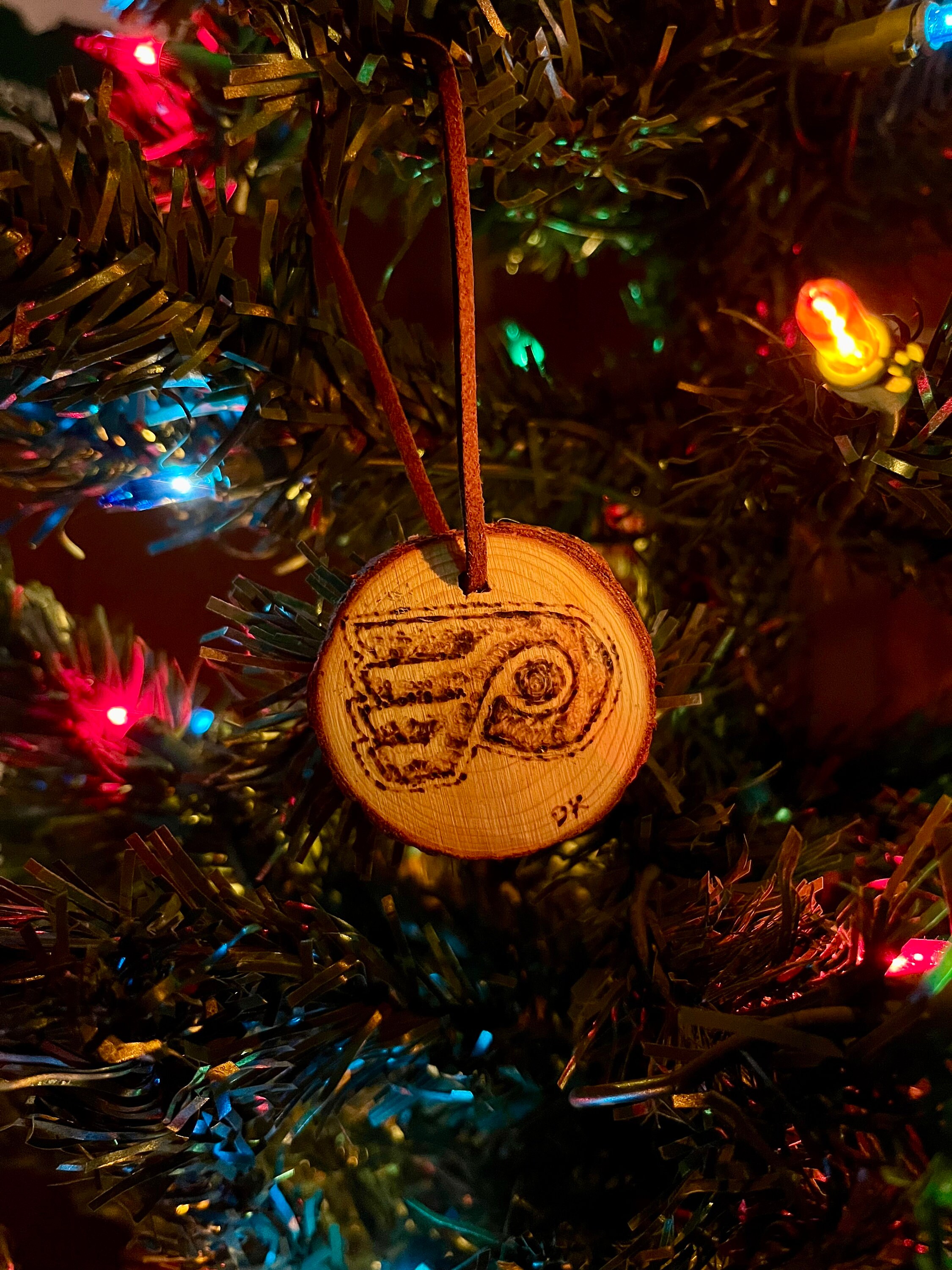 Ornament - Albatross Raw Wood Ornament - Albatross Raw Wood