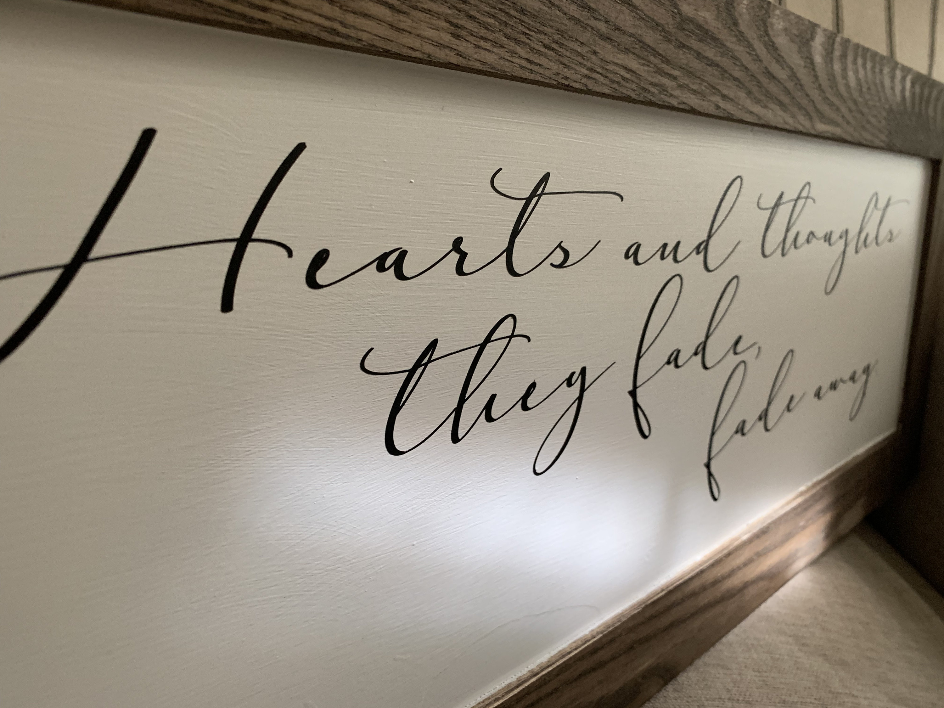 Pearl Jam hearts and Thoughts Wooden Sign - Etsy