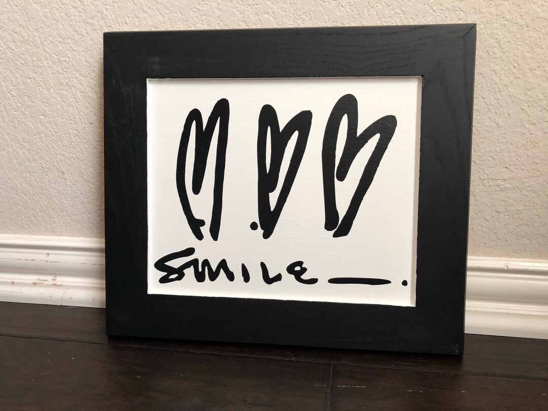 Pearl Jam | Smile Sign Influenced by EV - Etsy