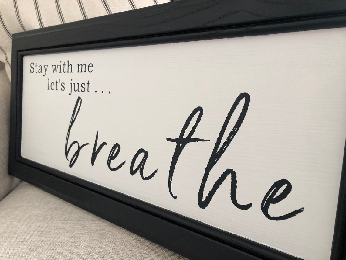 Pearl Jam Just Breathe Wooden Sign Etsy Canada
