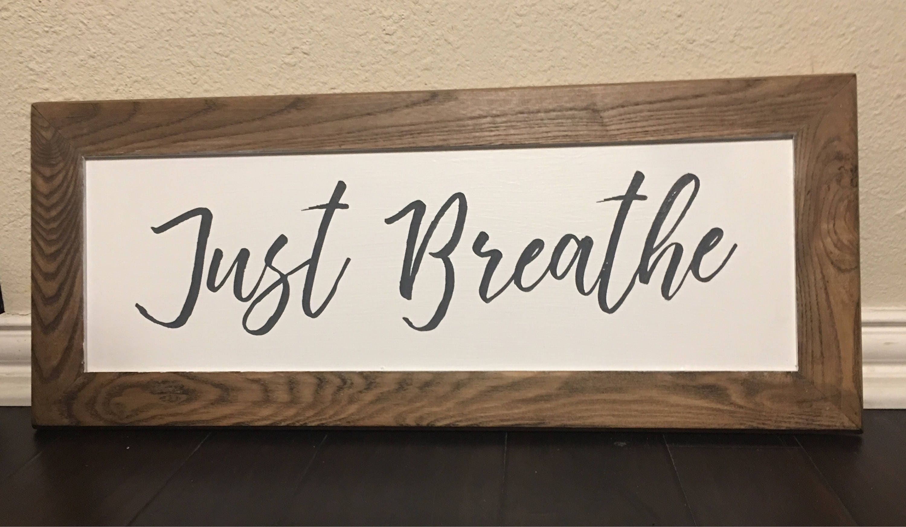 Just Breathe houten teken Pearl Jam Etsy Nederland