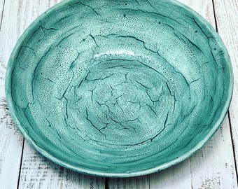Ceramiczna miska, ceramiczna miska do serwowania, ceramika, ręcznie robione ceramiczne naczynia, element do serwowania, ceramiczna miska do serwowania, duża miska na makaron, ceramika