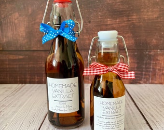 Homemade Vanilla Extract, Vanilla Extract, Personalized Vanilla Extract, Custom gift, Baking gift, Baking Vanilla Extract, Vanilla, holiday