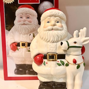 Lenox Santa Claus Cookie Jar - Etsy
