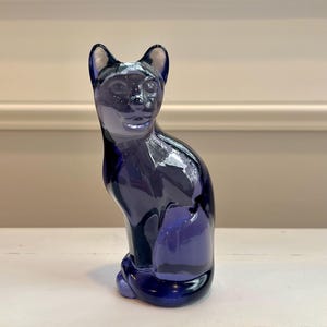 Presse-papiers en verre Fenton améthyste violet