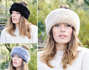 Sheepland 100% Sheepskin Shearling Headband – Various Colours