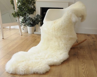 100%無染色希少種シープスキンラグ - レギュラーサイズ 76 - Etsy 日本