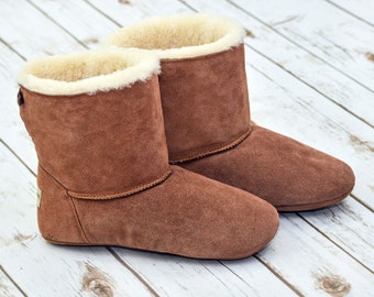 sheepskin style boots